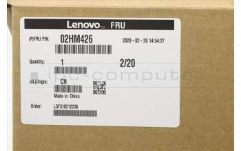Lenovo 02HM426 MECH_ASM Ccov,EURO ENG,NBLKBD,FPR,BK,LTN