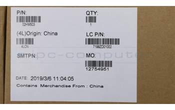 Lenovo 02HM503 Jazz-1 FRU Hinge kit L/R Silver <SZS>