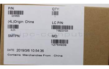 Lenovo 02HM505 Jazz-1 FRU Hinge kit L/R Silver for CNC