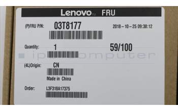 Lenovo CABLE Second Serial Port Cable 250mm pour Lenovo ThinkCentre M73p (10K9/10KA/10KB/10KC)