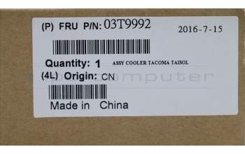 Lenovo 03T9992 HEATSINK 65W,1150CPU,with grease