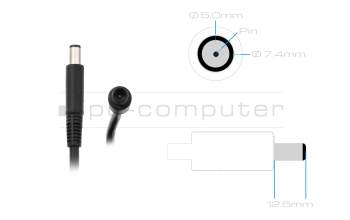 045G4G original Dell chargeur 180 watts mince