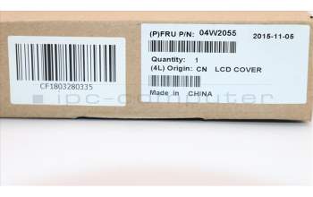 Lenovo 04W2055 Rear Cover ASM