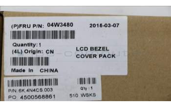 Lenovo 04W3480 Bezel Cover for X1 & X1 Hybrid