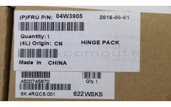 Lenovo 04W3905 HINGE PACK LEFT/RIGHT