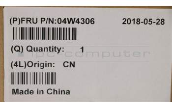 Lenovo 04W4306 HEATSK FRU Thermal Fan Delta