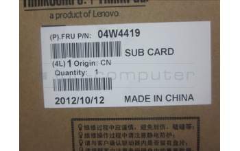 Lenovo 04W4419 FINGER_PRT FRU FP subcard W FP