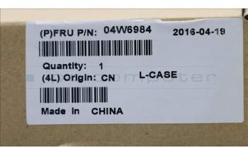 Lenovo 04W6984 COVER FRU Base Cover 14W TW 65W