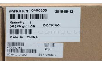 Lenovo 04X0856 DOCKING FRU CS09 Dock Adaptor