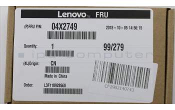 Lenovo CABLE Fru, 780mm M.2 front antenna pour Lenovo IdeaCentre H50-00 (90C1)