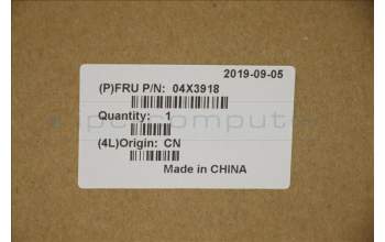 Lenovo 04X3918 HEATSINK CPU,SWG,DEL