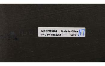 Lenovo 04X5251 LCD COVER FRU LCD REAR COVER ASM_RG/WV T