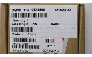 Lenovo FRU Touch cable pour Lenovo ThinkPad X1 Carbon 3rd Gen (20BS/20BT)