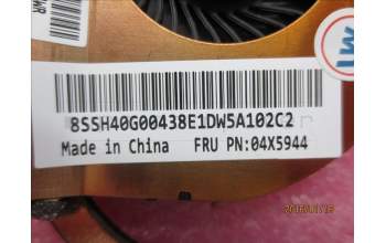 Lenovo 04X5944 HEATSINK FRU UMA Thermal Module,Delta