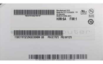 Lenovo 04Y1275 PANEL FRU 15.6 HD AG AUO