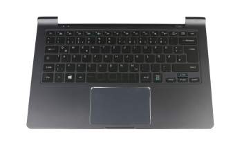 090008442074 original Samsung clavier incl. topcase DE (allemand) noir/noir avec rétro-éclairage