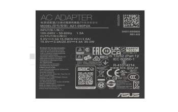 0A001-00059600 original Asus chargeur USB-C 90 watts