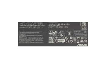 0A001-01122300 original Asus chargeur 200 watts