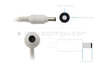 0A001-01420000 original Asus chargeur 150 watts gris arrondie