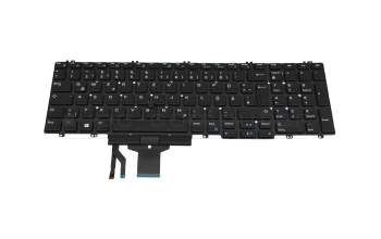 0H87NF original Dell clavier DE (allemand) noir avec mouse stick