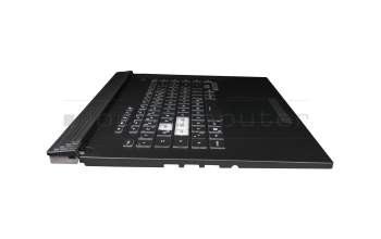 0K06-000N0A2 original Asus clavier incl. topcase DE (allemand) noir/transparent/noir avec rétro-éclairage