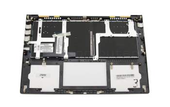 0K200-00030300 original Asus clavier incl. topcase SF (suisse-francais) noir/argent avec rétro-éclairage