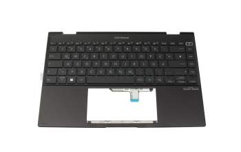 0KB0-4606GE00 original Asus clavier incl. topcase DE (allemand) noir/noir avec rétro-éclairage
