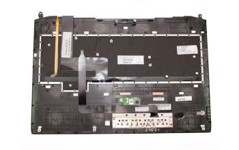 0KN0-P41SF12 original Pega clavier incl. topcase SF (suisse-francais) noir/noir avec rétro-éclairage