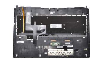 0KN0-P41UK1214 original Pega clavier incl. topcase UK (anglais) noir/noir avec rétro-éclairage