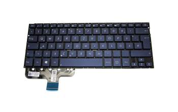 0KN0-QD1GE13 original Protek clavier incl. topcase DE (allemand) bleu