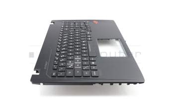 0KN1-0B4GE21 original Pega clavier incl. topcase DE (allemand) noir/noir avec rétro-éclairage