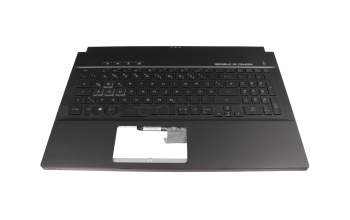0KN1-4L2GE11 original Pega clavier incl. topcase DE (allemand) noir/noir avec rétro-éclairage
