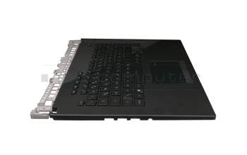 0KN1-8T1GE11 original Asus clavier incl. topcase DE (allemand) noir/noir avec rétro-éclairage