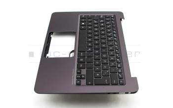 0KNB0-3131GE00 original Asus clavier incl. topcase DE (allemand) noir/noir