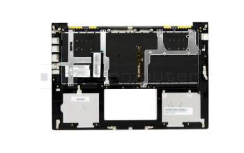 0KNB0-3625GE00 original Asus clavier incl. topcase DE (allemand) noir/argent avec rétro-éclairage