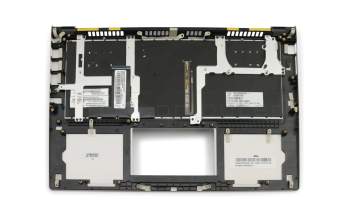 0KNB0-3625ND00 original Asus clavier incl. topcase NO (norvégien) noir/argent avec rétro-éclairage