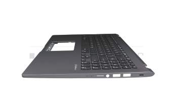0KNB0-5109GE00 original Asus clavier incl. topcase DE (allemand) noir/gris avec rétro-éclairage