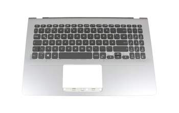 0KNB0-5634GE00 original Asus clavier incl. topcase DE (allemand) noir/argent avec rétro-éclairage