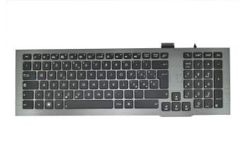 0KNB0-9413IT00 original Asus clavier IT (italien) noir/argent avec rétro-éclairage