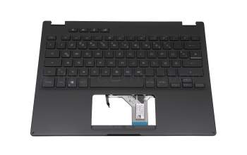 0KNR0-261GE00 original Asus clavier incl. topcase DE (allemand) noir/noir avec rétro-éclairage