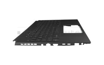 0KNR0-691LGE00 original Asus clavier incl. topcase DE (allemand) noir/noir avec rétro-éclairage