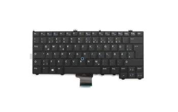 0TV6P8 original Dell clavier DE (allemand) noir avec rétro-éclairage et mouse stick