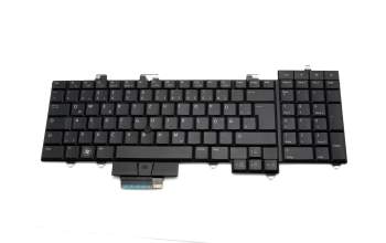 0Y609D original Dell clavier DE (allemand) noir avec rétro-éclairage et mouse stick