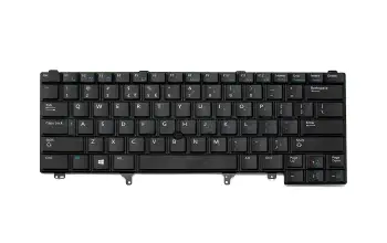 5HCY4 original Dell clavier US (anglais) noir avec rétro-éclairage et mouse stick