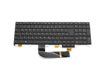 08W1R1 Dell clavier DE (allemand) noir avec rétro-éclairage