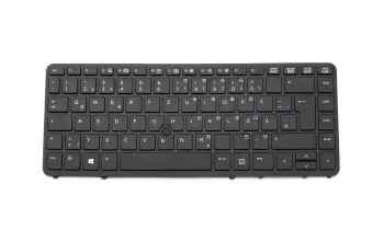 730794-041 original HP clavier DE (allemand) noir/noir abattue avec mouse stick