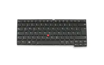 01EN735 original Lenovo clavier DE (allemand) noir/noir abattue avec rétro-éclairage