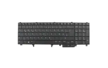 00XK1 original Dell clavier DE (allemand) noir avec rétro-éclairage et mouse stick