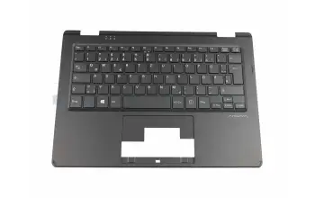 40066890 original Medion clavier incl. topcase DE (allemand) noir/noir