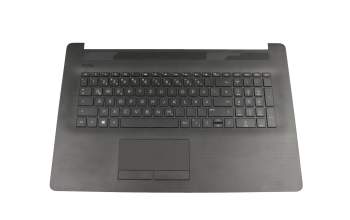 L22751-041 original HP clavier incl. topcase DE (allemand) noir/noir (avec TP/DVD, structure de surface "Diamond)
